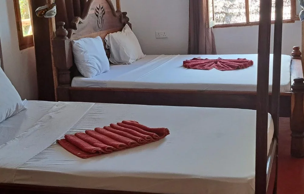 Double Room Sea View at Menai Bay Beach Bungalows